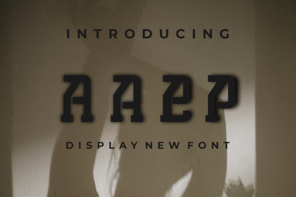 Arep: A Unique Display Font for Creative Expression