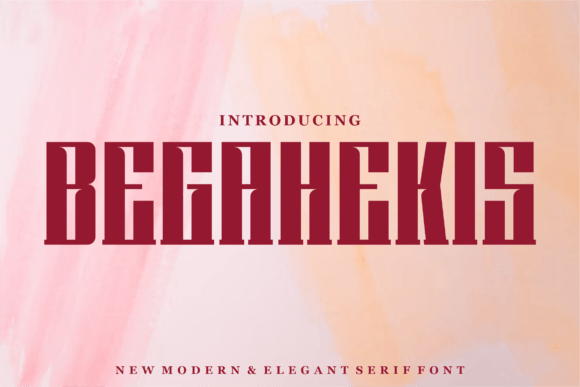Begahekis: The Sleek Font That Elevates Your Design