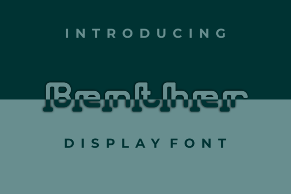 Benther: A Bold, Unique Display Font for Creative Expression