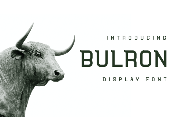 Bulron: A Bold and Unique Display Font for Creative Excellence