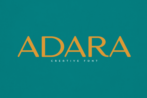 Discover the Elegance of Adara: A Versatile Font for Unique Typography