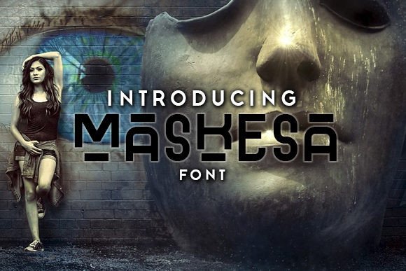 Discover the Power of Maskesa: A Versatile Abstract Font for Creative Expression