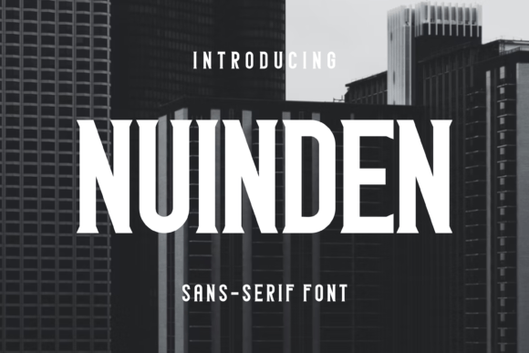 Discover the Power of Nuinden: A Modern Display Font for Every Project