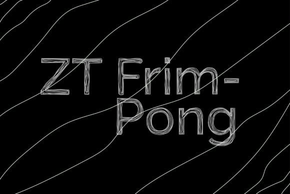 Frimpong: A Handwritten Display Font for Creative Workflows