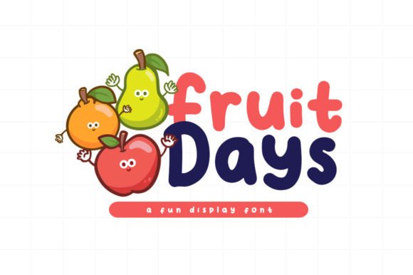 Fruit Days: A Playful Font for Creative Expression