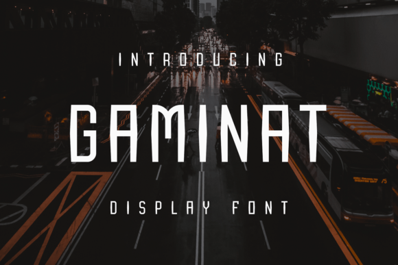 Gaminat: A Bold Typographic Statement