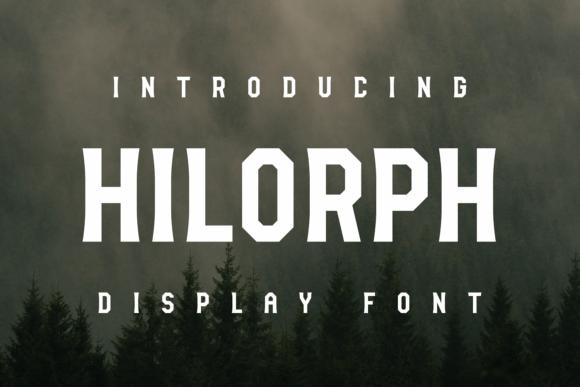 Hilorph: A Modern Display Font for Creative Excellence