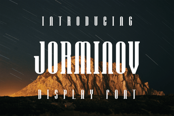 Jorminov: A Modern Display Font for Every Workflow