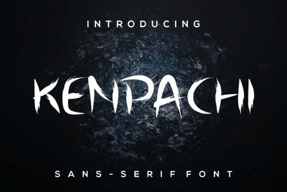Kenpachi: A Bold Typography Choice