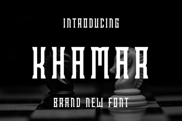 Khamar: A Bold and Elegant Display Font for Creative Expression