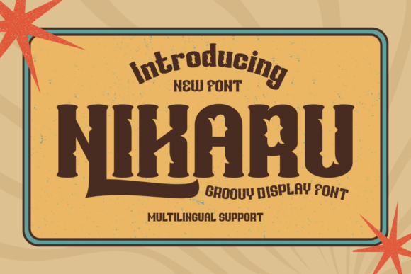 Nikaru: A Bold, Retro-Inspired Font for Modern Design