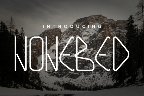 Nonebad: A Stylish Display Font for Creative Projects