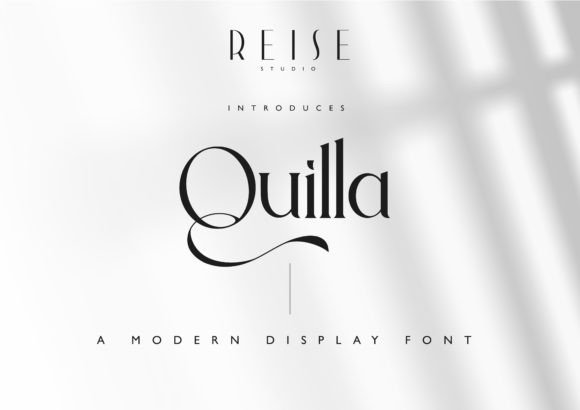 Quilla: A Stylish Serif for Impactful Design