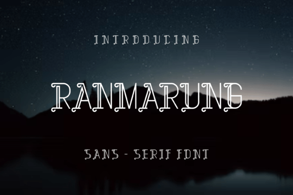 Ranmarung: A Modern Display Font That Elevates Your Designs