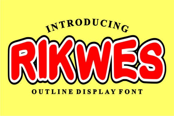 Rikwes: A Cute Font for Kid-Related Projects