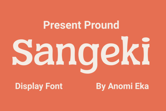 Sangeki: A Versatile Display Serif Font for Modern Design