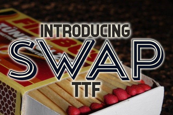 Swap: A Stylish Sans Serif Font