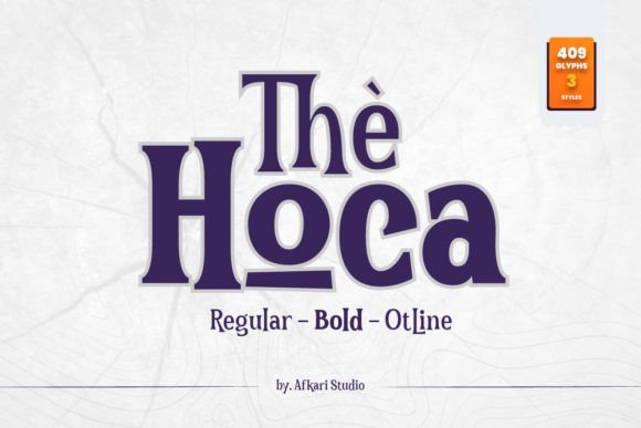The Hoca: A Versatile and Stylish Display Font for Modern Design