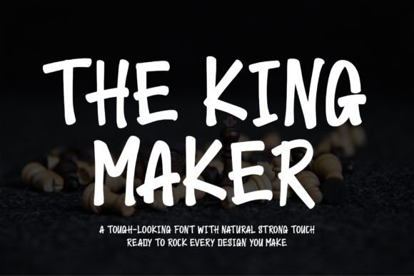 The King Maker: A Versatile and Stylish Display Font for Modern Design