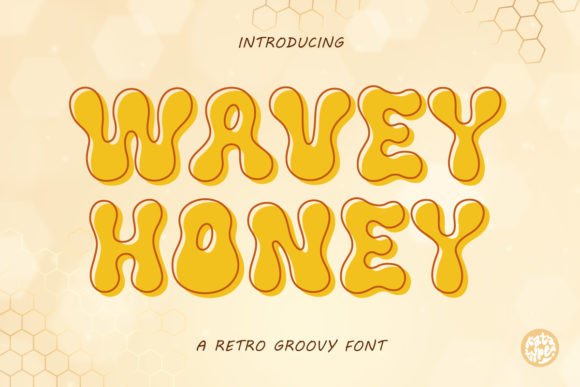 Wavey Honey: A Retro-Groovy Display Font with Character